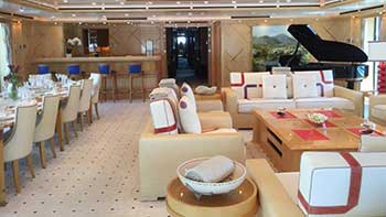 Yacht Interior Cleaing